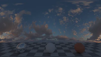 Cloudy Evening / 12 (sky_sunset012_hdr), Source Engine skybox